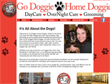 Tablet Screenshot of godoggiehomedoggie.com